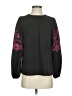 Shein Black Long Sleeve Blouse Size S - photo 1