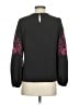 Shein Black Long Sleeve Blouse Size S - photo 2