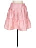 Topshop Solid Pink Casual Skirt Size 10 - photo 1