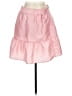 Topshop Solid Pink Casual Skirt Size 10 - photo 2
