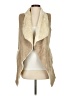 Design Recipe 100% Polyester Tan Faux Fur Vest Size S - photo 1