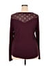 Glitz Burgundy Long Sleeve Top Size 3X - photo 2