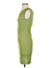 Max Azria 100% Polyester Solid Green Cocktail Dress Size XXS - photo 5
