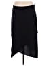 Le Chateau 100% Polyester Solid Black Casual Skirt Size M - photo 1