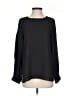 T Tahari 100% Polyester Black Long Sleeve Blouse Size XS (petite) - photo 2