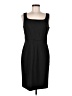 Halogen Solid Black Casual Dress Size 8 - photo 1