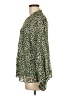 Assorted Brands 100% Polyester Animal Print Green Long Sleeve Blouse Size M - photo 5