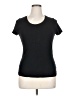 Active Basic Black Short Sleeve T-Shirt Size XL - photo 1