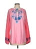 Assorted Brands Pink Long Sleeve Blouse Size S - photo 1