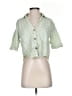 Zara Green Short Sleeve Blouse Size XS - photo 1