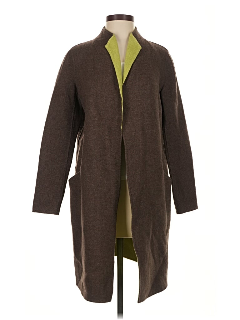 Pre-owned Lafayette 148 Cardigan Sweater In Brown