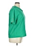 Unbranded 100% Polyester Green Short Sleeve Top Size XL - photo 4
