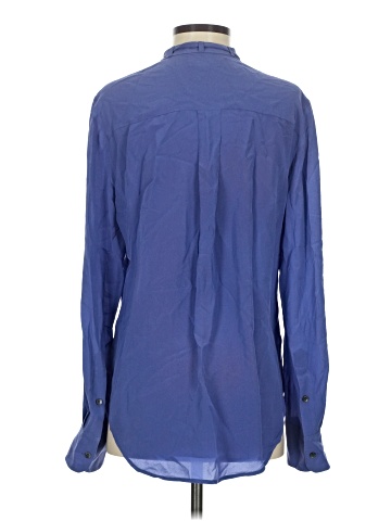 Madewell Long Sleeve Silk Top (view 2)