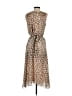 Joie Animal Print Tan Cocktail Dress Size XS - photo 2