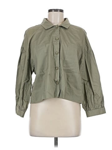 Habitual 3/4 Sleeve Button-Down Shirt (view 1)