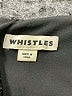Whistles Solid Black Cocktail Dress Size 6 - photo 3