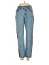 a loves a 100% Cotton Stripes Blue Jeans Size 27 waist - photo 1