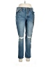 Free People 100% Cotton Hearts Blue Jeans Size 28 waist - photo 1