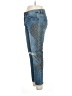 Free People 100% Cotton Hearts Blue Jeans Size 28 waist - photo 5