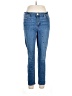 Ann Taylor LOFT Polka Dots Blue Jeans Size 31 waist - photo 1