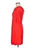 Apt. 9 Solid Red Casual Dress Size M - photo 5