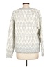Ann Taylor LOFT Metallic Silver Pullover Sweater Size L (petite) - photo 2
