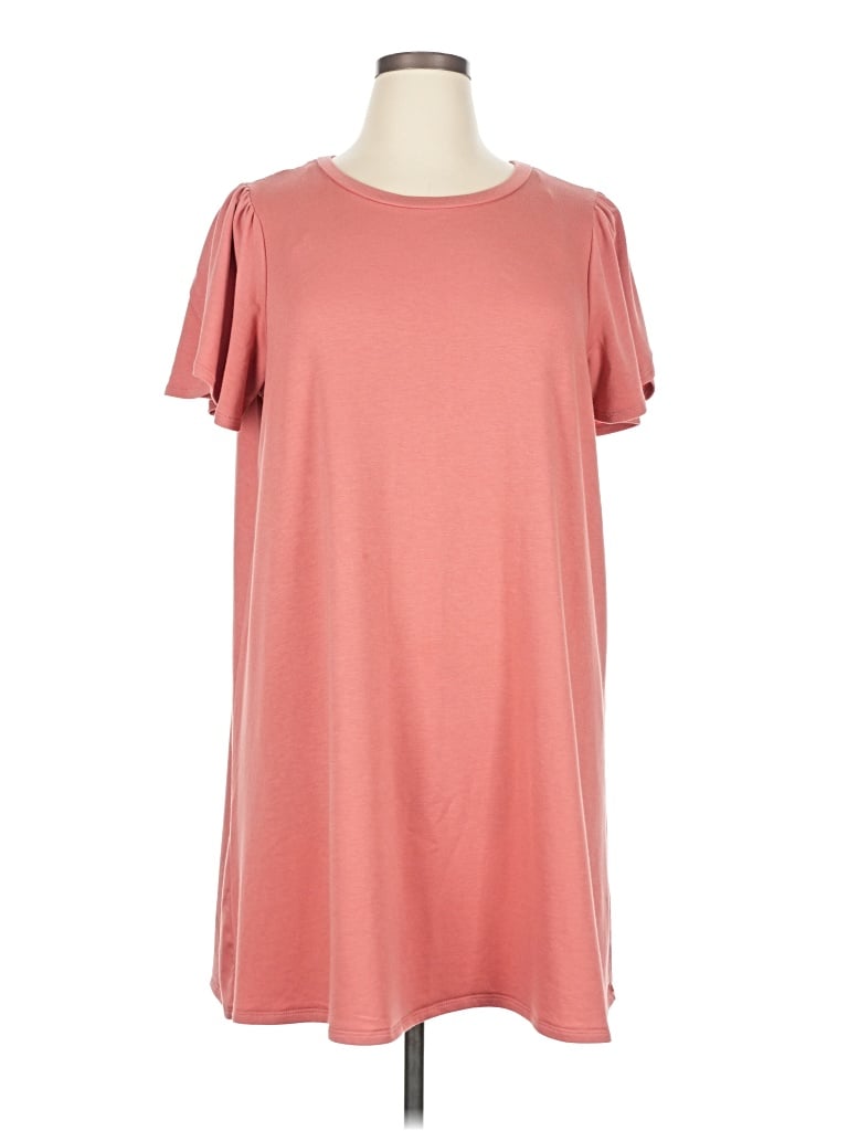 Pre-owned Cable & Gauge Casual Dress In Pink