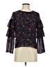 Madewell 100% Polyester Blue 3/4 Sleeve Blouse Size XXS - photo 1