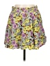 Leifnotes 100% Rayon Floral Yellow Casual Skirt Size 4 - photo 1