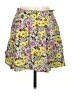 Leifnotes 100% Rayon Floral Yellow Casual Skirt Size 4 - photo 2