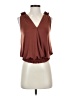 Express Brown Sleeveless Blouse Size XXS - photo 1