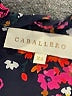 Caballero 100% Viscose Floral Black Long Sleeve Blouse Size XS - photo 7
