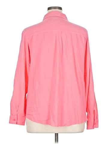 a.n.a. A New Approach 3/4 Sleeve Button-Down Shirt (view 2)
