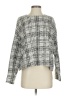 Lou & Grey Plaid Silver Pullover Sweater Size S - photo 1