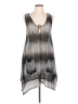 Amiani Graphic Gray Casual Dress Size L - photo 1