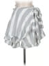 FP BEACH Stripes Silver White Casual Skirt Size XS - photo 1