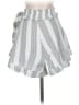 FP BEACH Stripes Silver White Casual Skirt Size XS - photo 2