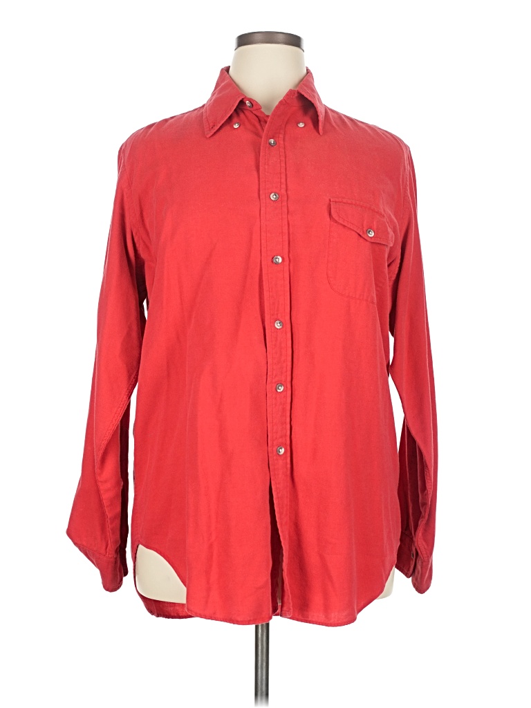 Pre-owned Brooks Brothers Long Sleeve Button Down Shirt In Red