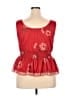 Willow Red Sleeveless Blouse Size 3X - photo 2