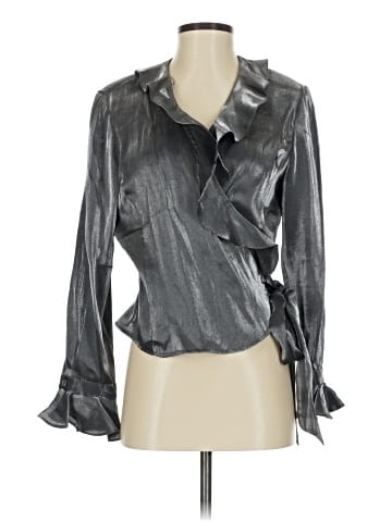 Xscape Long Sleeve Blouse (view 1)