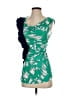 Little Yellow Button Green Sleeveless Top Size S - photo 1