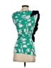 Little Yellow Button Green Sleeveless Top Size S - photo 2