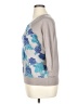 INC International Concepts Floral Gray Pullover Sweater Size 0X - photo 5