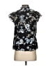 Tamara H. 100% Polyester Black Short Sleeve Blouse Size XS - photo 2