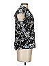 Tamara H. 100% Polyester Black Short Sleeve Blouse Size XS - photo 4