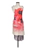 Plains & Prints 100% Polyester Graphic Pink Cocktail Dress Size 2 - photo 1