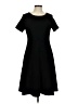 Talbots Solid Black Casual Dress Size 6 - photo 1
