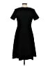 Talbots Solid Black Casual Dress Size 6 - photo 2