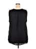 Banana Republic 100% Polyester Solid Black Sleeveless Blouse Size XXL - photo 2