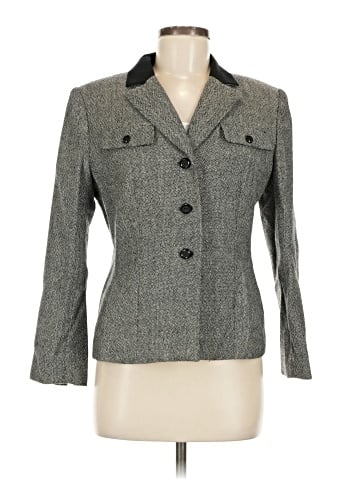 Kasper A.S.L. Wool Blazer (view 1)